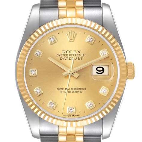 36mm rolex two tone|rolex datejust 36 yellow gold.